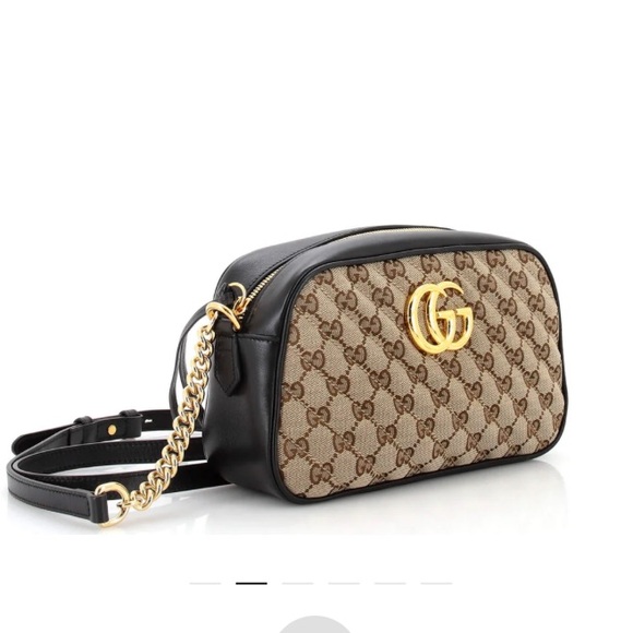 Gucci GG Monogtam Marmont Chain Shoulder Bag - Sept 2022 - Picture 2 of 5